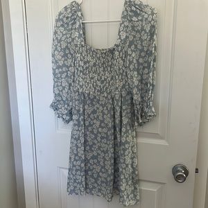 Reformation - Zaria Dress in Sofia pattern.